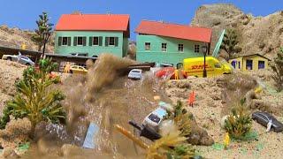 Dam Failures Cause Flooding And Destruction Of Towns - Dam Breach Simulations VS Mini Models