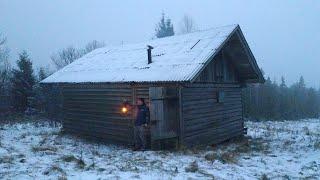 3 Tage winterliches Bushcraft in einem verlassenen Waldhaus, das seit 25 J nicht mehr bewohnt wurde.