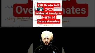 Editorial Analysis for RBI Grade B 2025 | ESI Descriptive Paper Current Affairs Preparation |EduTap