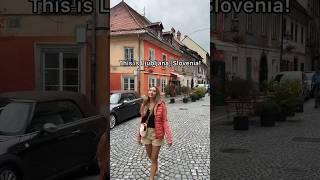What a quaint and beautiful old town! Ljubljana is worth your visit. #travel #slovenia #ljubljana