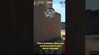 how to preaim better #shorts #valorant
