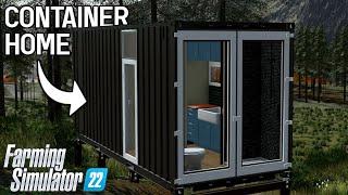 I BUILT THIS TINY HOUSE! | Farming Simulator 22 | Rennebu Map