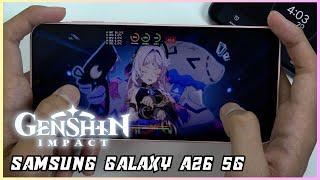 Samsung Galaxy A26 Genshin Impact Gaming test | Exynos 1380