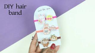 How to make cute hair band | DIY handmade hair band | Hair band making