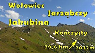 Tatry Zachodnie - pętla - Wołowiec - Jarząbczy Wierch - Kończysty Wierch - Trzydniowiański Wierch