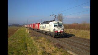 TX Logistik Siemens Vectron 193 596-4 mit KLV Zug bei Nieder-Mörlen auf der Main Weser Bahn