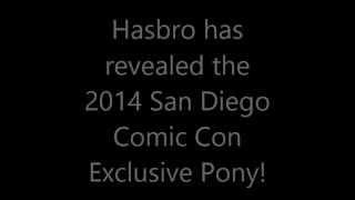 SDCC 2014 Exclusive Pony Revealed