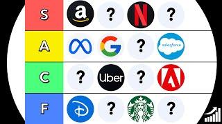 Ranking The Best Stocks With Wide Moats | Stock Tier List