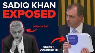 Sadiq Khan CONFRONTED with the evidence over his FALSE and DISHONEST ULEZ statements