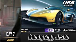 Need For Speed No Limits - Koenigsegg Jesko | Shadowfall (Day 7 - Midnight)