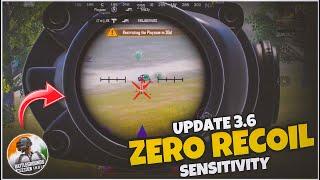 Best Zero Recoil Sensitivity In New BGMI 3.6 UpdateSacred Quartet Mode In Bgmi.