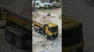 SAB Truck Cars HUINA 1582 1:14 ALL METAL HEAVY DUTY DUMP TRUCK TOY #sab_truck_cars #toycars