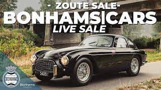 Bonhams|Cars The Zoute Sale | Live stream part 2