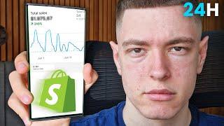 I Tried Shopify Dropshipping For 24H (Realistic Results)