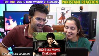 Pakistani Couple Reacts To Top 100 Iconic Bollywood Dialogues Of All Time | Best Movie Lines