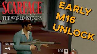 Scarface: The World Is Yours - Unlock the M16 early!