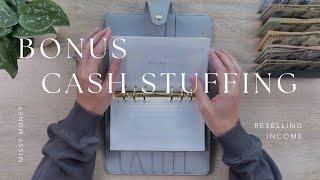 Cash Stuffing $732 | Bonus Income | Sinking Funds + Savings Challenges | Cash Envelopes