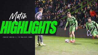 Match Highlights | Forest Green 1-1 FC Halifax Town