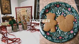 christmas eve, baking cookies, decorating, & christmas movies | vlogmas day 24