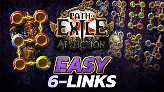 EASIEST WAYS of getting 6-LINKS in Path of Exile!