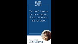 Step Away from Instagram | #shorts | Megan Brame | #marketingpodcast