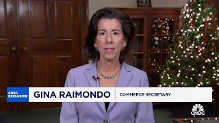 I hope congress can get its act together, says U.S. Commerce Secretary Gina Raimondo