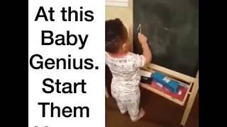 Wow! Toddler solves maths problem in viral video