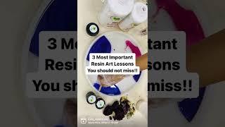 3 Most Important Resin Art Lessons |Resin Art Masterclass | Learn Resin Art for beginners |DIY Resin