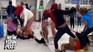 Video shows wild brawl raging inside Missouri Walmart | New York Post