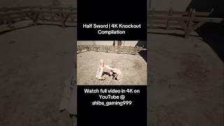 Half Sword (4K 60FPS) Ragdoll Knockout Compilation RTX 4090 PC #reels #trending #viralvideo