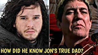 How did Mance Rayder know who Jon Snow was and who his true father was?