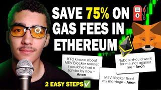 How To Save Gas Fee's on Ethereum (Mev Blocker + MetaMask)