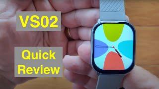 VALDUS VS02 Apple Watch Shaped 2.01” BT Calling IP68 Women’s Fashion Smartwatch: Quick Review