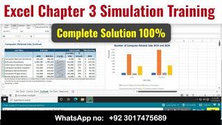 Excel Chapter 3 Simulation Training #SimulationTraining #ExcelChapter3 #ExcelSimulation #ExcelHelp