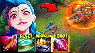 Jinx but I'm a full lethality Sniper who one shots you with ult... (500 AD JINX ROCKETS)