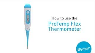 iProven ProTemp Flex Thermometer productvideo (DTR-1835BLU)