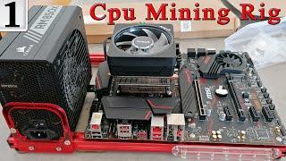 SECOND CPU MINING RIG BUILD - Ryzen 9 - 3900x