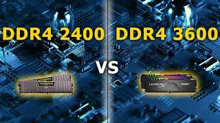 DDR4 2400 vs DDR4 3600 in 6 Gaming Benchmarks