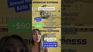 Amex Gold worth $250?!