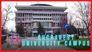 ▪4K▪Bucharest Walks: Campus of the Polytechnic University (UPB) up to the student housing