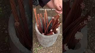 Melting Copper Wire Into a Guitar Neck