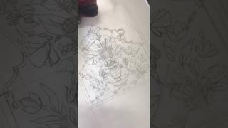Motifs drawing from masjid wazir khan #subscribe #trending #explore #viral #artwork #art #drawing