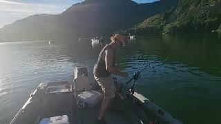 Drano Lake, catching Chinook salmon Solo.