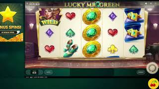 Lucky Mr Green slot play and bonus spins