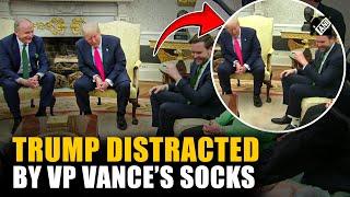 Must Watch: US President Donald Trump distracted by VP JD Vances’s vibrant and colourful socks