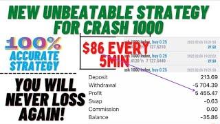 How to make $5000 Trading Crash1000 without loosing your money