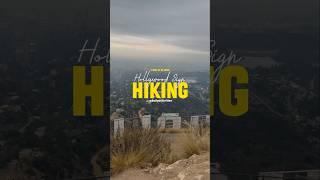 Hiking the Hollywood Sign with my niece Angie and Nephew Nathan.