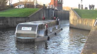 OblinArk® Hydrokinetic Power Barge Lemonroyd-90-SID Commissioning Leeds UK