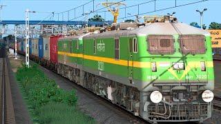 WAG9 FREIGHT TRAIN DUTY | RAILWORKS | TRAIN SIMULATOR | BUMPY RAILROAD | NTG GAMING