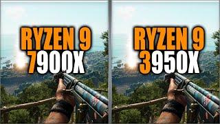 Ryzen 9 7900X vs Ryzen 9 3950X